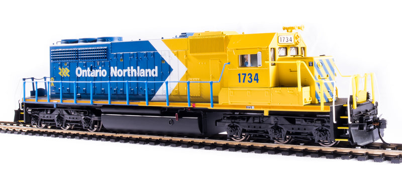 BLI 6789 EMD SD40-2, Ontario Northland 1734, Blue & Yellow Arrow Scheme, Paragon4 Sound/DC/DCC, HO