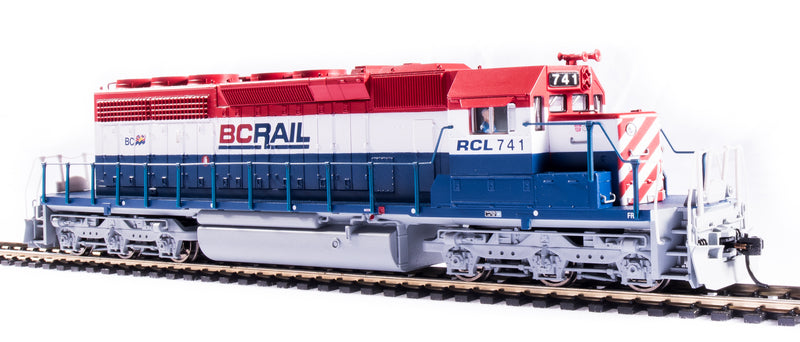 BLI 6777 EMD SD40-2, BC Rail 741, Red, White & Blue, Paragon4 Sound/DC/DCC, HO