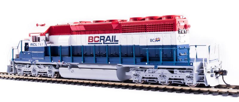 BLI 6776 EMD SD40-2, BC Rail 736, Red, White & Blue, Paragon4 Sound/DC/DCC, HO