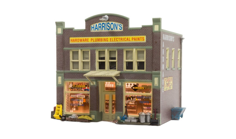 Woodland Scenics 4921 Harrison's Hardware, N Scale