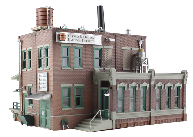 Woodland Scenics 4924 Clyde & Dale's Barrel Factory, N Scale