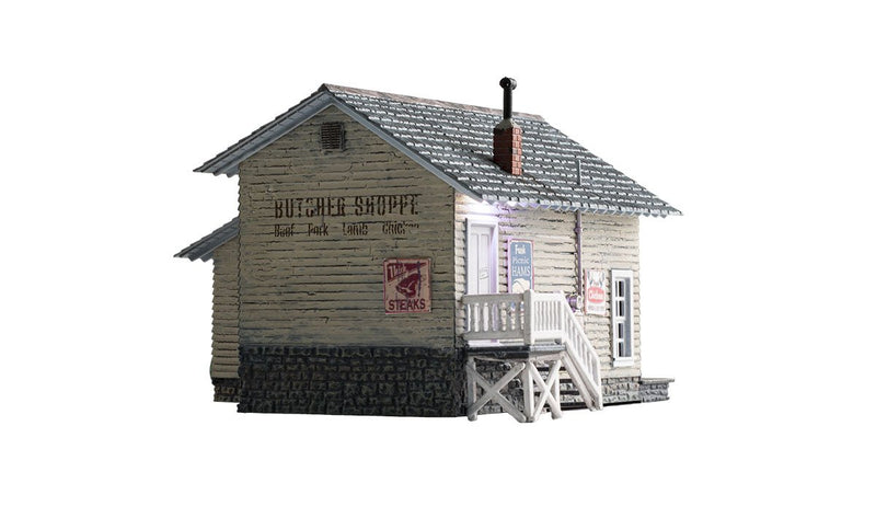 Woodland Scenics BR4958 Carver's Butcher Shoppe, N Scale