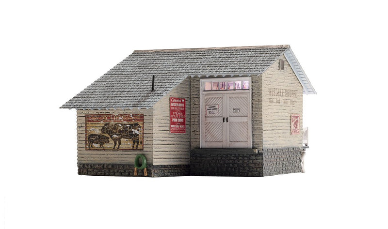 Woodland Scenics BR4958 Carver's Butcher Shoppe, N Scale