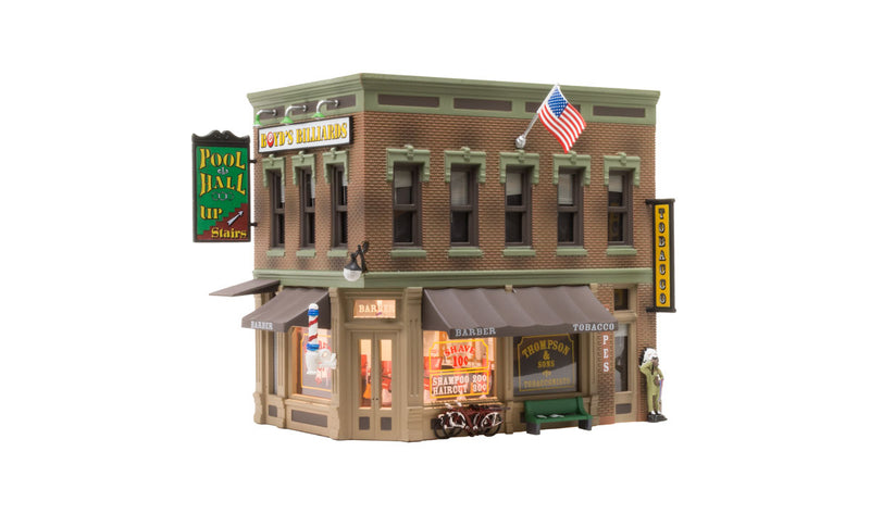 corner tobacco shop They are molded with high architectural detail and include realistic weathering Woodland Scenics BR5024 HO Scale,