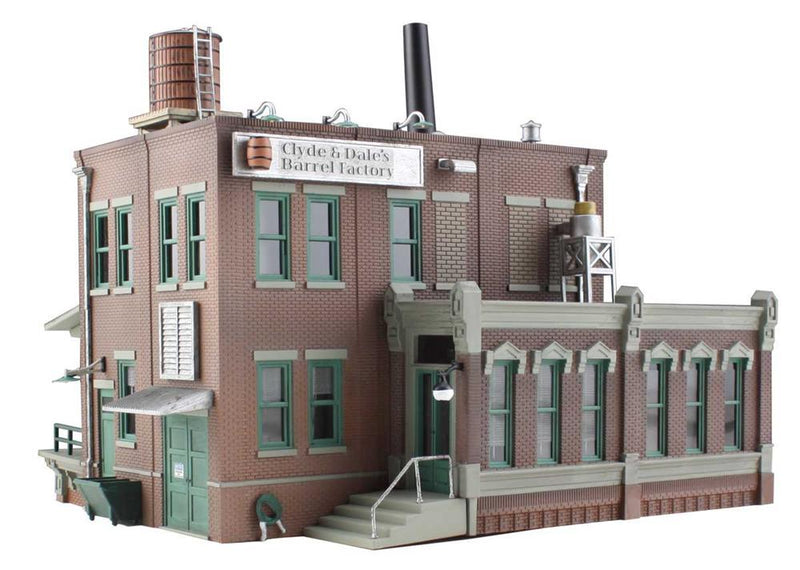 Woodland Scenics 5026 Clyde & Dale's Barrel Factory, HO Scale