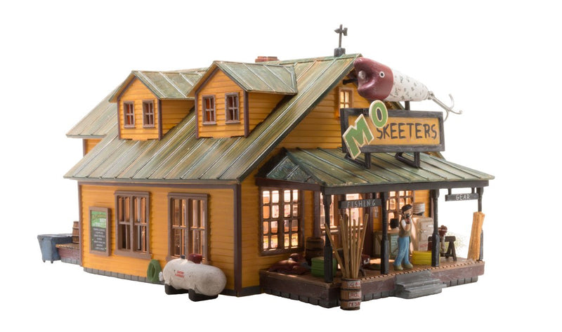 Woodland Scenics 5047 Mo Skeeters Bait & Tackle, HO Scale