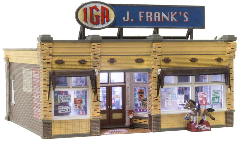 Woodland Scenics BR5050 J. Frank's Grocery, HO Scale