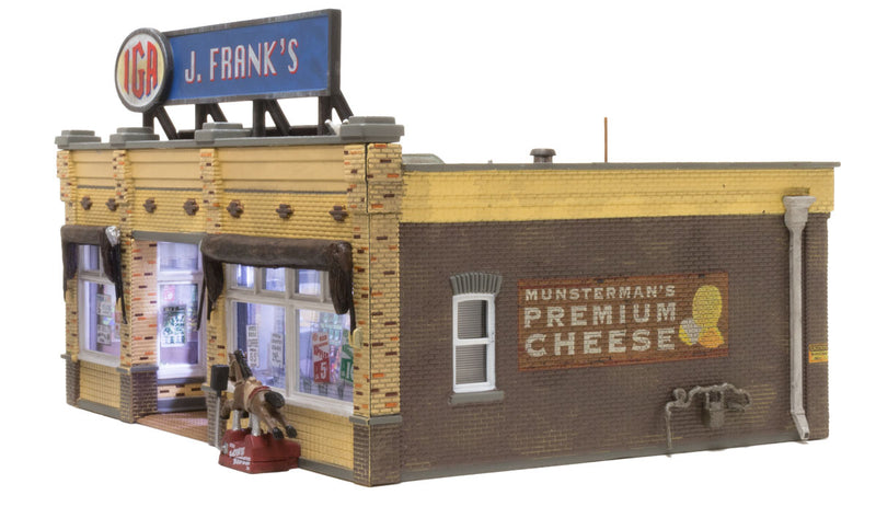 Woodland Scenics BR5050 J. Frank's Grocery, HO Scale