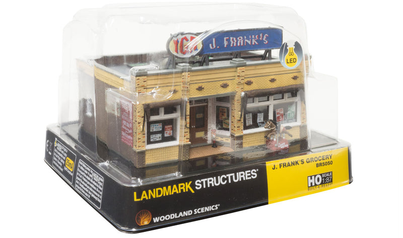 Woodland Scenics BR5050 J. Frank's Grocery, HO Scale