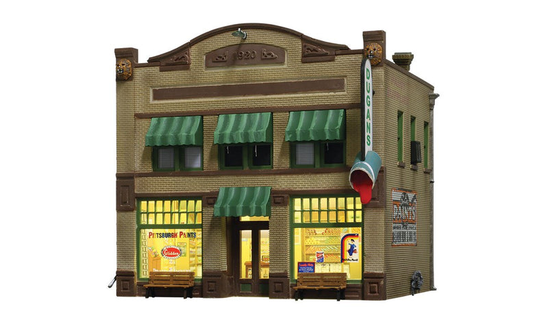 Woodland Scenics BR5053 Dugan's Paint Store, HO Scale