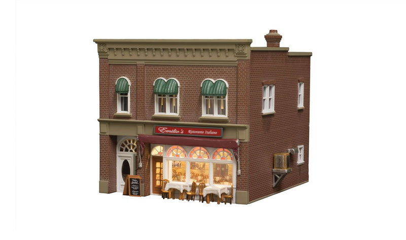 Woodland Scenics 5055 Emilio's Italian Restaurant, HO Scale