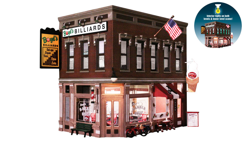 Woodland Scenics BR5844 Corner Emporium, O Scale