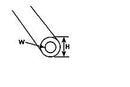 Plastruct 90134 Acrylic Tubing-Round -- 1/4 x 15" Long pkg(5), All Scales