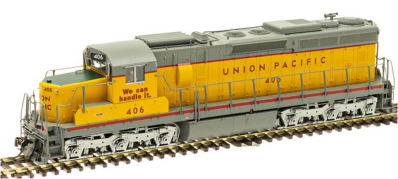 Atlas 10 003 749 SD-24 LOW NOSE, DCC W/Sound, Union Pacific 425 (Yellow/Red/Gray), HO