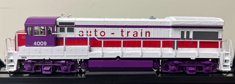 ATLAS HO U36B SILVER AUTO TRAIN