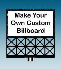 Miller Engineering Animation 882351 Lg Custom Billboard, HO/O scale