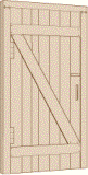 Northeastern Scale Lumber 95028 Barn Door              8/, HO Scale