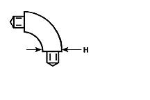 Plastruct 95001 90-Degree Elbows pkg(5) -- Fits