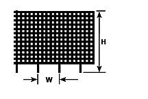 Plastruct 90462 Chain-Link Fence, N Scale