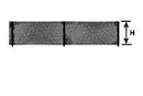 Plastruct 90451 (1:100) Chain Link Fence, HO Scale