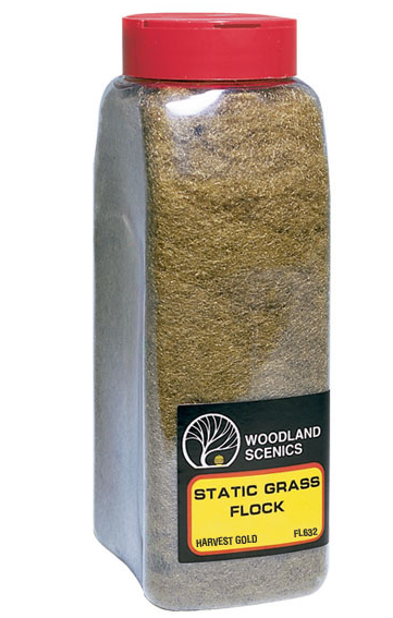 Woodland Scenics FL632 Static Grass Harvest Gold Shak