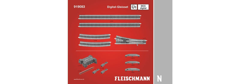 Fleischmann 919083 - DCC Digital, Track Set, N Scale