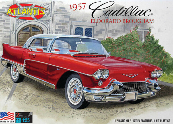 Atlantis Models AANH1244 1957 Cadillac Eldorado Brougham Model Kit, 1:25 Scale