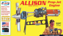 Atlantis Models H1551 Allison 501-D13 Prop Jet Aircraft Engine Plastic Model Kit 1:10