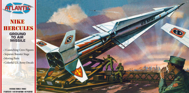 Atlantis Models AANH1804 NIKE Hercules Missile Plastic Model Kit, 1:40 Scale