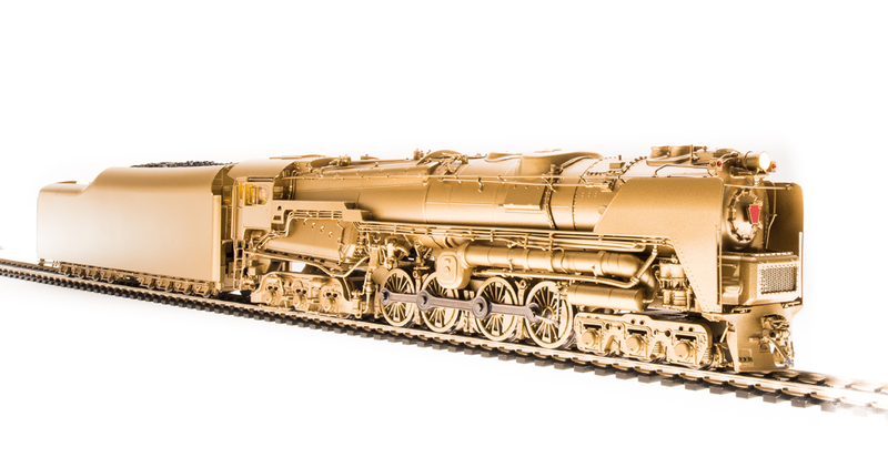 (Brass Hybrid) BLI 6187 PRR S2 6-8-6 Turbine, Unlettered, Painted Brass, w/ Large Smoke Deflectors, Paragon4 Sound/DC/DCC, Smoke, HO