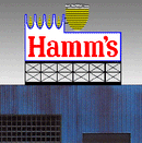 Miller Engineering Animation 443452 Small Hamm's Billboard , HO/N Scales