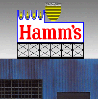 Miller Engineering Animation 443452 Small Hamm's Billboard , HO/N Scales