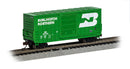 Bachmann 18252 40' Hi-Cube Boxcar - Ready to Run -- Burlington Northern 281460 (Cascade Green, white, Large Logo), N Scale