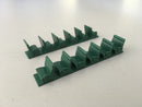 PikeStuff 4104 Coach Seats (Green), HO Scale