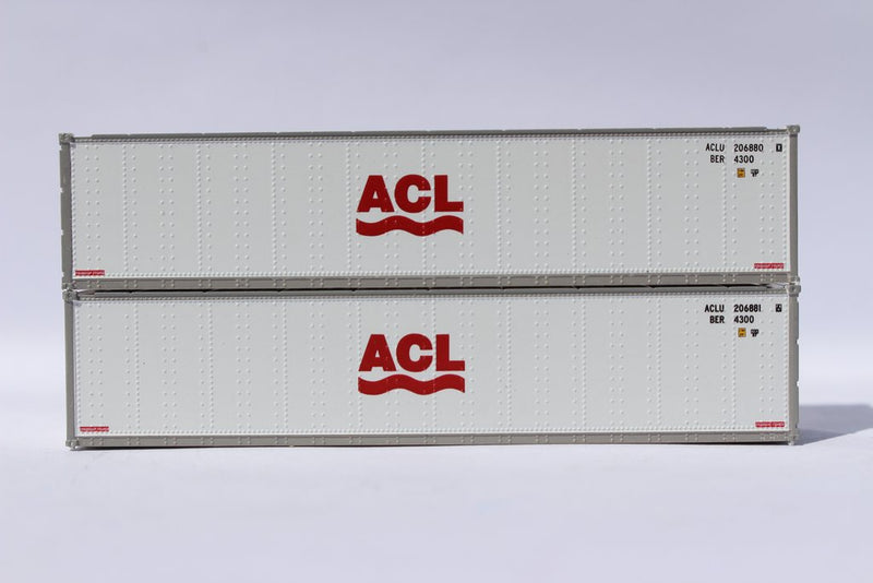Jacksonville Terminal Company 405651 ACL 40' Standard height (8'6") Smooth-side containers . JTC
