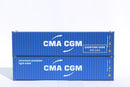 Jacksonville Terminal Company 405092M CMA CGM MIX PACK B - 40' HIGH CUBE containers with Magnetic system, Corrugated-side. JTC