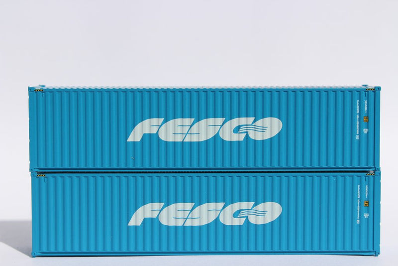 Jacksonville Terminal Company 405087 FESCO 40' HIGH CUBE containers with Magnetic system, Corrugated-side. JTC