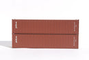 Jacksonville Terminal Company 405327 TEX 40' Std. height containers with Magnetic system, Corrugated-side. JTC-405327, N Scale