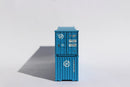 Jacksonville Terminal Company 405520 HANJIN 40' Std. (8'6") corrugated Panel side containers JTC