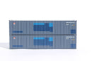 Jacksonville Terminal Company 405328 TAL (NYK patch) - 40' Std. height (8'6") corrugated containers, Multiple patches), JTC 405328, N Scale