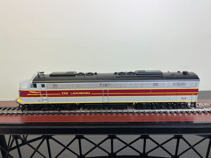 Rapido 28520 HO EMD E8A (DC/DCC/Sound): Erie Lackawanna - Grey and Maroon: