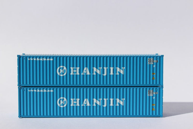 Jacksonville Terminal Company 405320 HANJIN 40' Std. (8'6") corrugated Panel side containers JTC