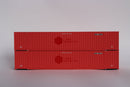 Jacksonville Terminal Company 535013 CSX (Ex-HUB GROUP) 53' HIGH CUBE 6-42-6 corrugated containers with Magnetic system, Corrugated-side. JTC