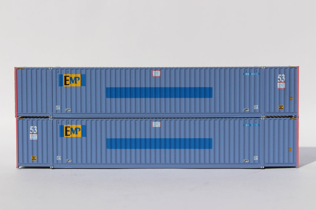 Jacksonville Terminal Company 535095 EMP (Ex-PACER blue) Set#2 - 53' H