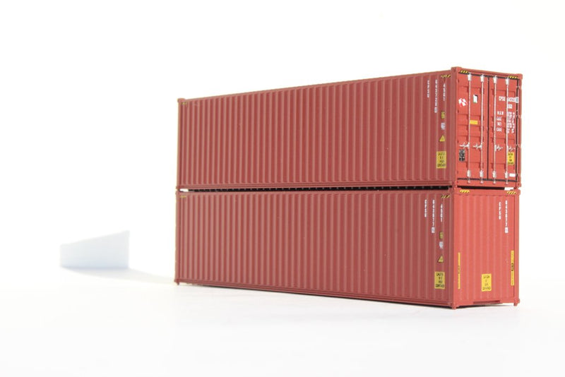 Jacksonville Terminal Company 405005 CP SHIPS 40' HIGH CUBE containers with Magnetic system, Corrugated-side. JTC