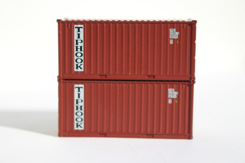 Jacksonville Terminal Company 205302 TIPHOOK 20' Std. height containers with Magnetic system, Corrugated-side. JTC