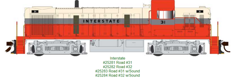 Bowser 25284 Alco RS-3 DCC INT 32, HO