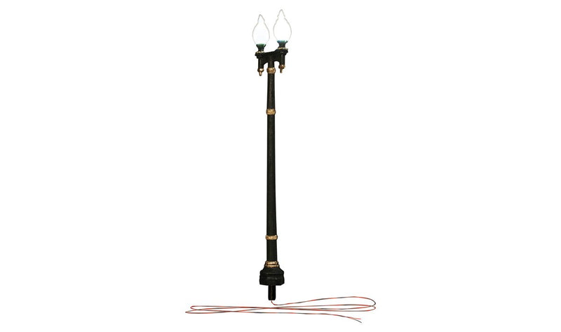 Woodland Scenics 5648 Double Lamp Post Street Lights, O Scale