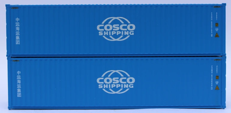 Jacksonville Terminal Company 405015 Costco Shipping- New Globe logo 40' HIGH CUBE containers with Magnetic system, Corrugated-side. JTC