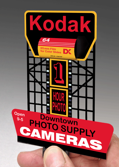 Miller 88-0901, Lg. Kodak Billboard, HO